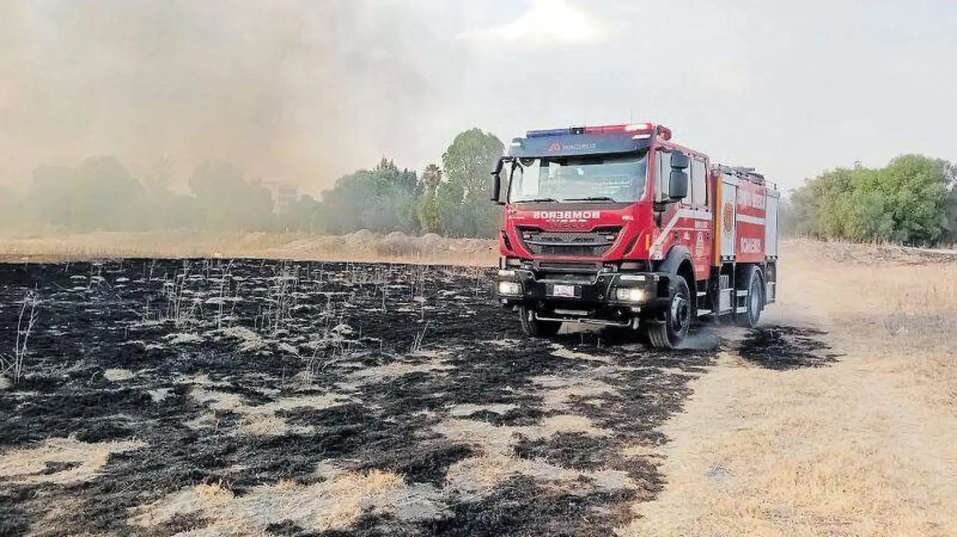 Incendio bomeros